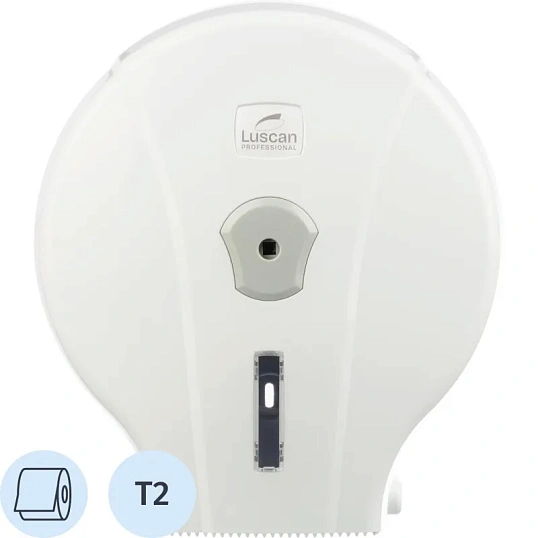 Диспенсер для туалетной бумаги рулLuscan Professional мини белый