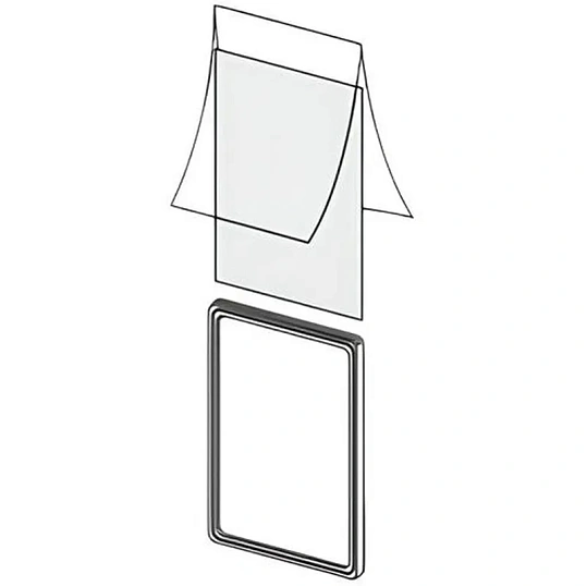 Ценникодержатель универсальный, карман DISP A - А6, 10шт/уп