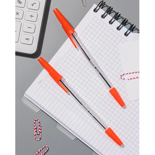 Ручка шариковая неавтомат. Attache Economy Elementary 0,5мм красн ст