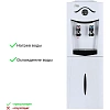 Кулер Ecotronic K21-LF white-black с холодильником, напольный