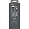 Кабель USB PERO DC-04 micro-USB, 2,5А, 1м, Silver-black