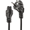 Кабель (питания)ноут 3-pin(угл. Евровилка) 3Gx0.5mm2 1.8м iOpen ACE022-1.8M