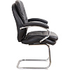 Конференц-кресло BN_SH_EChair-515V PU кожзам черный, хром