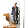 Халат Махровый Мужской  DELRAY Кимоно антрацит, L-XL, 300 гр/м2