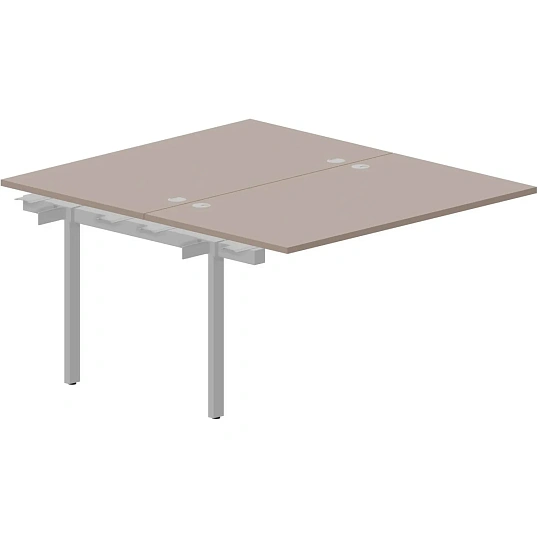Стол составной STRIKE 2р.м 4гром пр.эл 1380х1566 UNN2TPG148TRAL Тортор/Алюм