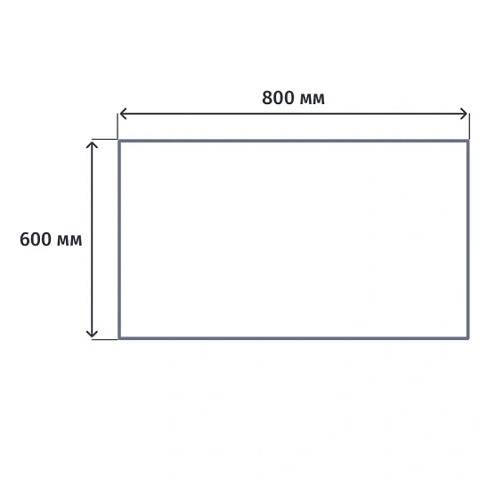 Стол письменный Easy Standard LT 16/16 01000600 сосна/серый 800x600x740