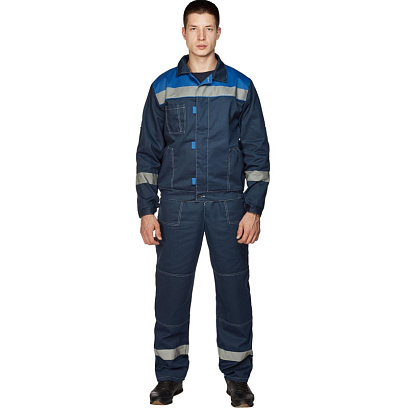 Костюм летний муж. л20-КБР син/вас (р.60-62) 158-164 (Арсенал-СП)