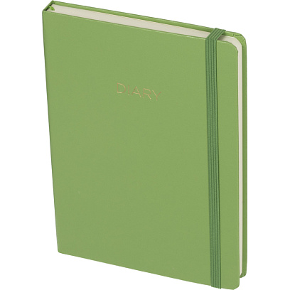Ежедневник недатированный зеленый, А5 136 л., Dairy, ATTACHE
