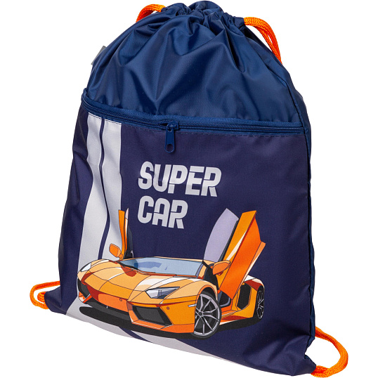 Мешок для обуви Комус Класс Super car  330x420 мм, карман, МО-20-2