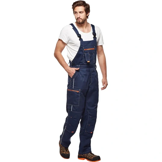 Полукомбинезон муж. л34-ПК т.син/вас (р.48-50) 182-188 (мод.ПОЛ208)