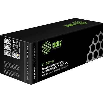 Тонер-картридж Cactus CS-TK1140 TK-1140 чер. для Kyocera FS-1035/1135
