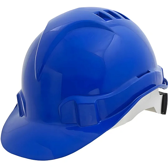 Каска защитная ЕВРОПЛАСТ-ЛЮКС синяя