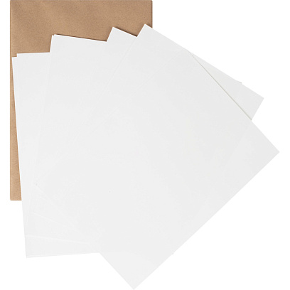 Бумага для акварели в листах №1 School А4,200л,блок 180гр, уп.крафт