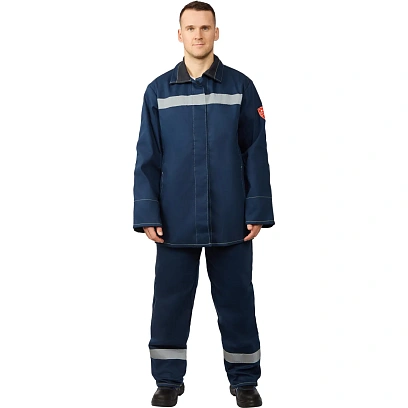 Костюм сварщика усиленый 100% х/б 450 г/м2 (модель КСТ06) (р.64-66) 182-188
