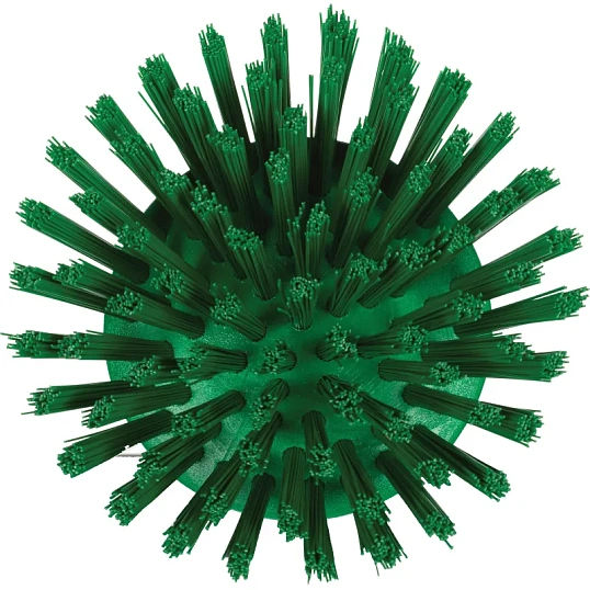 Щетка Haccper круглая средней жесткости 84x120 мм зеленая