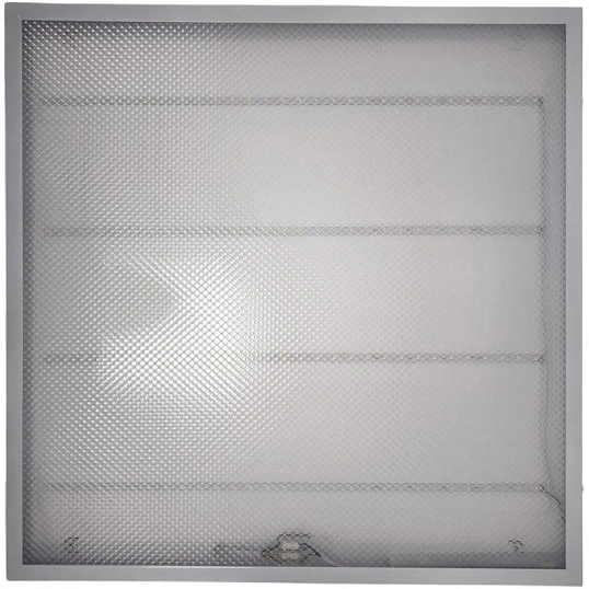 Светильник светодиодный ДВО 595х595х18 36Вт 6500К IP40 призм TOKOV ELECTRIC