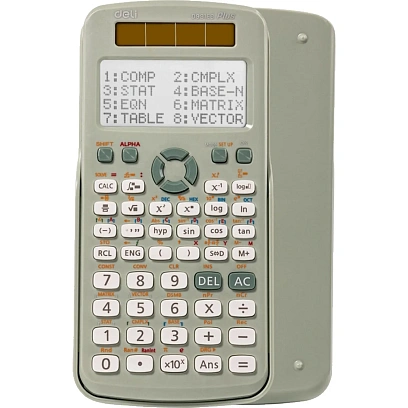 Калькулятор научный Deli ED991ES, 10+2 разр,417 фун, дв.пит.,171.9x83мм,зел