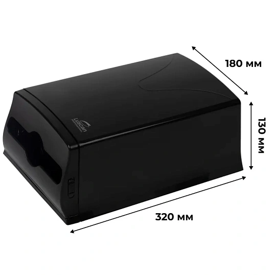 Диспенсер для салфеток Luscan Professional Optima maxline N4 черный