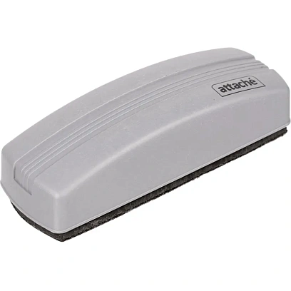 Губка-стиратель для магнитно-маркерных досок,Attache,магнитн,(55x160мм),сер