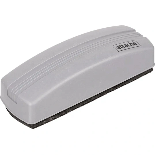 Губка-стиратель для магнитно-маркерных досок,Attache,магнитн,(55x160мм),сер