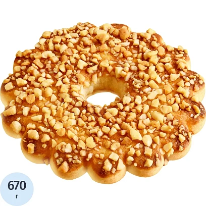 Печенье Деловой Стандарт Коржик с орехом 670г