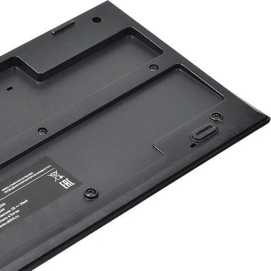 Клавиатура Oklick 120M USB черная