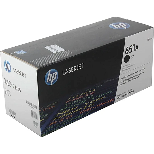 Картридж лазерный HP 651A CE340A чер. для СLJ Enterprise 700