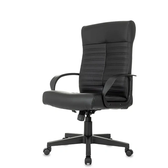 Кресло БР Комус Мебель Echair 659, экокожа, черн, пластик