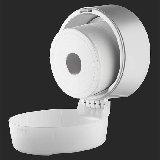 Диспенсер для туалетной бумаги с центральной вытяжкой Veiro Professional Jumbo-CF, белый