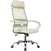 Кресло VB_EChair-655 SL TPU_BG сетка/экокожа бежевый хром