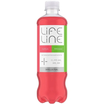 Напиток витаминизир LifeLine Intellectual со вкус арбуз и яблока негаз 0,5л