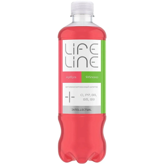 Напиток витаминизир LifeLine Intellectual со вкус арбуз и яблока негаз 0,5л