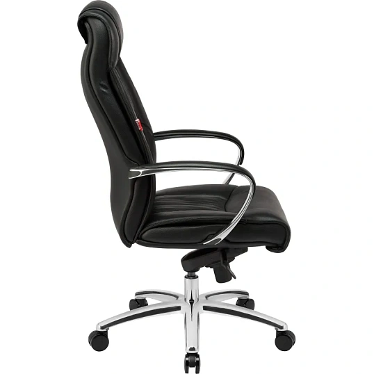 Кресло BN_Fc_Руководителя Echair-534 TL кожа черная, хром