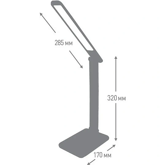 Светильник Ultraflash UF-730 C01 белый (Led, 11Вт, 3 цвет.темп., 3 ур.ярк)