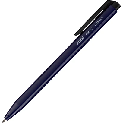 Ручка шариковая автоматическая Attache Rocket, д.ш. 0,5 мм, синяя