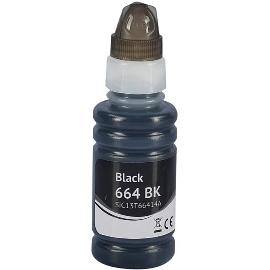 Чернила Sakura C13T66414A (664 BK) чер.для Epson L100/200/300