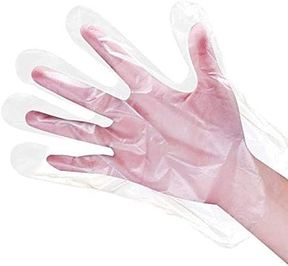 Перчатки полиэтиленовые прозрачные вес 1,2 гр пара (50 пар/уп), КК 2829365