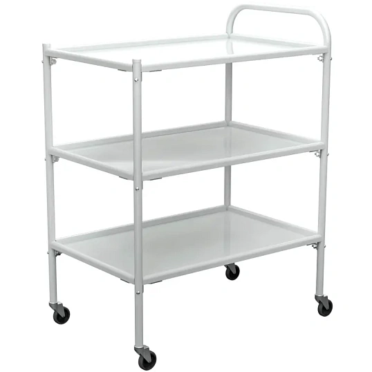 Стол процедурный MEG_передв.метал. с 3 стекл.полк. СПп-02-МСК (код 502-01М)