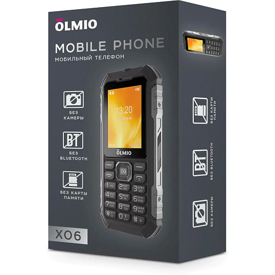 Мобильный телефон Olmio X06 (черный)