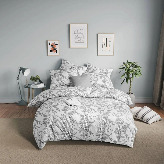 Постельное белье Евро  Бязь (нав.70х70-2шт),Millennium