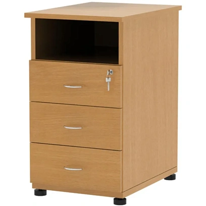 Тумба Этюд стационарная с замком Р20.18 (065) бук 55