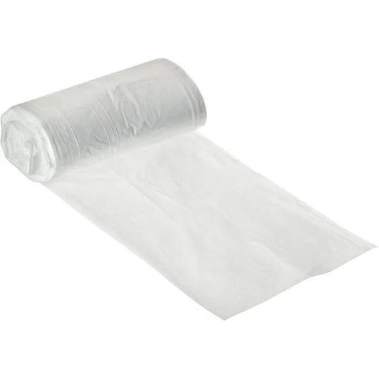 Мешки для мусора ПНД 20л 6мкм 30шт/рул белые 42х50см  Luscan