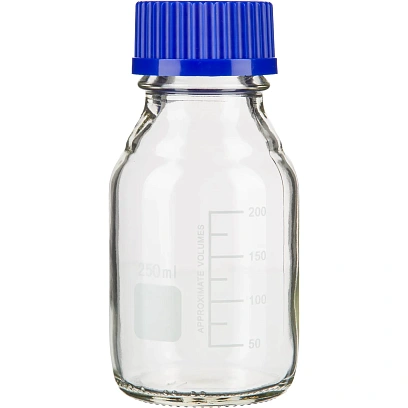 Банка  250мл ТС с винтовой пластиковой крышкой, св.стекло