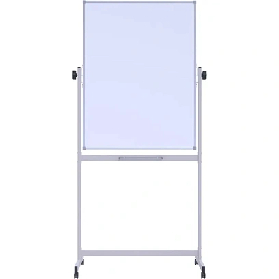 Доска магнитно-маркерная(бел)/меловая(зелен) Attache Twist 100х70вращ,ролик
