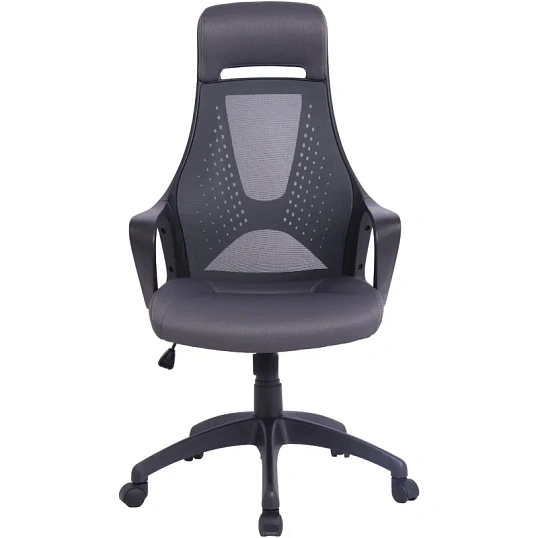 Кресло BN_Hg_EChair-578 TC сетка/ткань черный, пластик черный