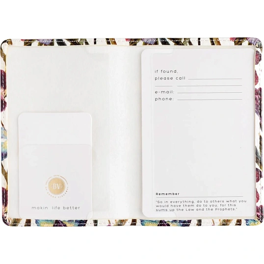 Обложка для паспорта FLORA.Ирисы 3-620/04