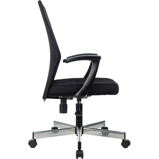 Кресло VB_EChair 225 DSL черный сетка/ткань хром