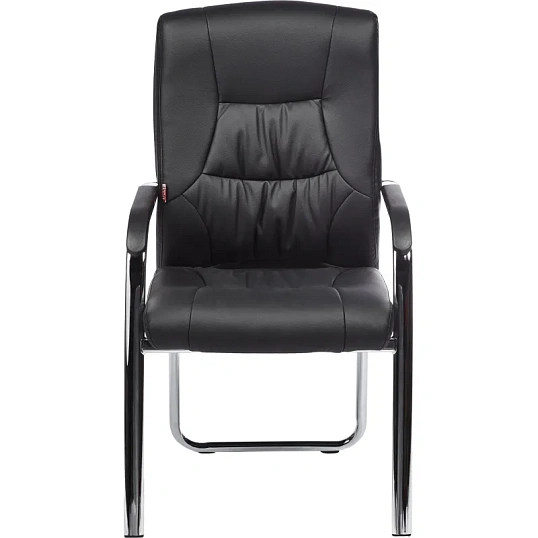 Конференц-кресло BN_TQ_Echair-807 VPU кожзам черный, хром