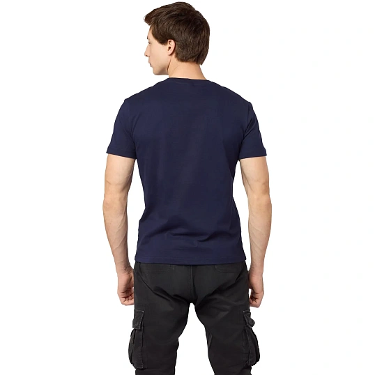 Футболка (160 г.) с кор.рукавом синяя XL (ЗД594075)