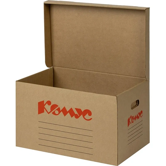 Короб архивный Делопроизводство Комус 480х325х295, Т24